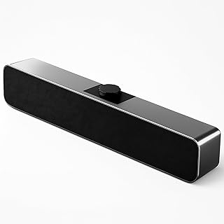 Melhor Caixa de Som para Ambiente Externo 2025: Top 7! 14 Caixa de Som - Soundbar Estéreo USB para PC Computador TV - Som Potente com Efeito Estéreo e Modo Auxiliar