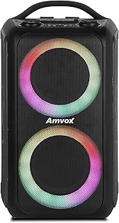 Melhores Caixas de Som Amplificadas 2025: Top 7 Escolhas! 14 Amvox Caixa de Som Amplificada ACA 600 Bagvox Black - 600W RMS, Bluetooth, Equalizador, USB, Bateria Recarregável